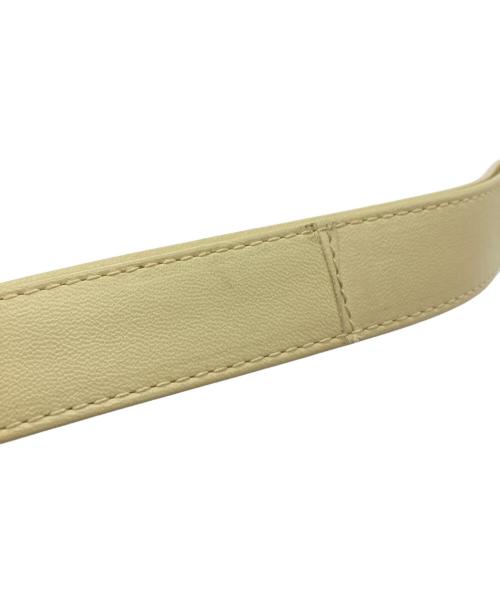 BOTTEGA VENETA（ボッテガベネタ）BOTTEGA VENETA (ボッテガベネタ) スモールドロップショルダーバッグ イエローの古着・服飾アイテム