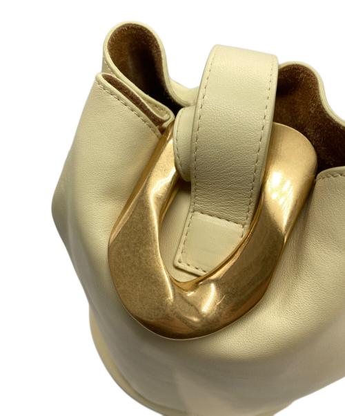 BOTTEGA VENETA（ボッテガベネタ）BOTTEGA VENETA (ボッテガベネタ) スモールドロップショルダーバッグ イエローの古着・服飾アイテム