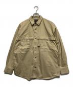 Snow peak×JOURNAL STANDARD relumeスノーピーク×ジャーナルスタンダード レリューム）の古着「別注焚き火チノユーティリティーシャツ」｜ベージュ
