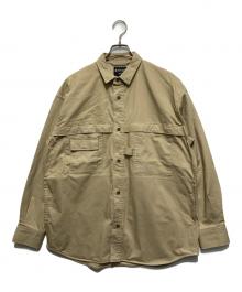 Snow peak×JOURNAL STANDARD relume（スノーピーク×ジャーナルスタンダード レリューム）の古着「別注焚き火チノユーティリティーシャツ」｜ベージュ