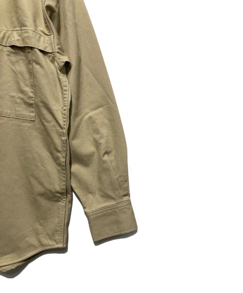 Snow peak（スノーピーク）Snow peak (スノーピーク) JOURNAL STANDARD relume (ジャーナルスタンダード レリューム) 別注焚き火チノユーティリティーシャツ ベージュ サイズ:Mの古着・服飾アイテム