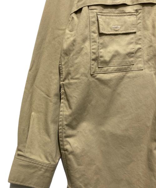 Snow peak（スノーピーク）Snow peak (スノーピーク) JOURNAL STANDARD relume (ジャーナルスタンダード レリューム) 別注焚き火チノユーティリティーシャツ ベージュ サイズ:Mの古着・服飾アイテム