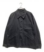 UNIQLO Uユニクロ ユー）の古着「オーバーサイズカラーデニムジャケット」｜ブラック