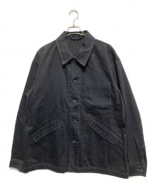 UNIQLO U（ユニクロ ユー）の古着「オーバーサイズカラーデニムジャケット」｜ブラック