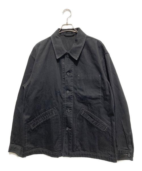 UNIQLO U（ユニクロ ユー）UNIQLO U (ユニクロ ユー) オーバーサイズカラーデニムジャケット ブラック サイズ:Lの古着・服飾アイテム
