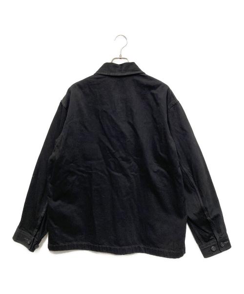 UNIQLO U（ユニクロ ユー）UNIQLO U (ユニクロ ユー) オーバーサイズカラーデニムジャケット ブラック サイズ:Lの古着・服飾アイテム