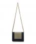CELINE (セリーヌ) フレームイブニングチェーンウォレット ブルー×ホワイト：45000円