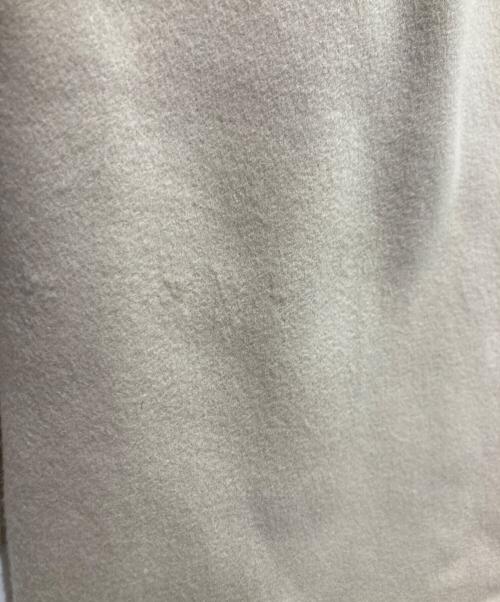 theory（セオリー）theory (セオリー) カシミヤブレンドノーカラーコート ベージュ サイズ:Mの古着・服飾アイテム
