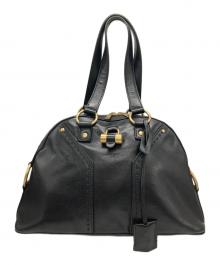 Yves Saint Laurent（イヴサンローラン）の古着「ミューズ ハンドバッグ」｜ブラック