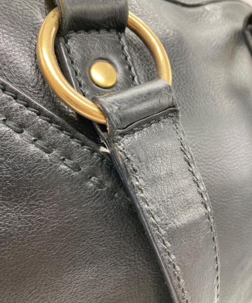Yves Saint Laurent（イヴサンローラン）Yves Saint Laurent (イヴサンローラン) ミューズ ハンドバッグ ブラックの古着・服飾アイテム