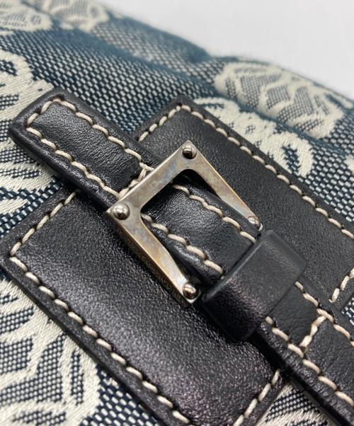 LOEWE（ロエベ）LOEWE (ロエベ) アナグラム 総柄ハンドバッグ グレーの古着・服飾アイテム