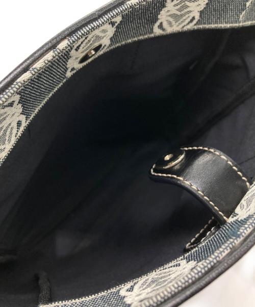 LOEWE（ロエベ）LOEWE (ロエベ) アナグラム 総柄ハンドバッグ グレーの古着・服飾アイテム