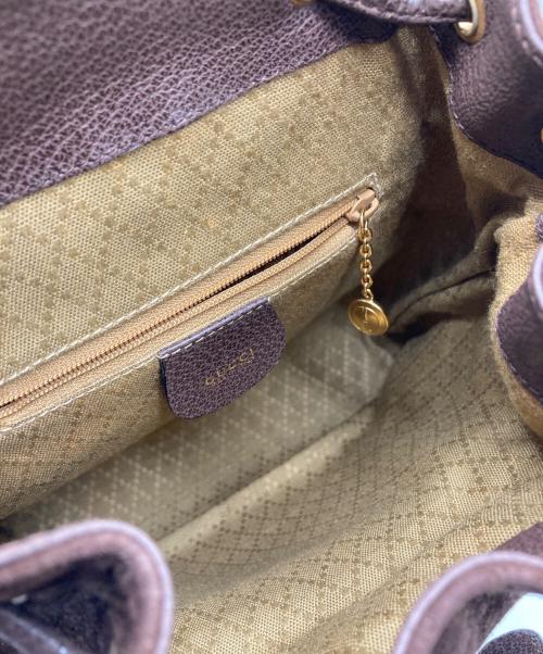 GUCCI（グッチ）GUCCI (グッチ) バンブー リュック/OLD GUCCI ブラウンの古着・服飾アイテム