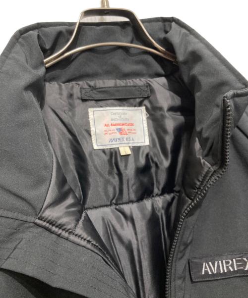 AVIREX（アヴィレックス）AVIREX (アヴィレックス) 中綿コットンジャケット ブラック サイズ:Lの古着・服飾アイテム
