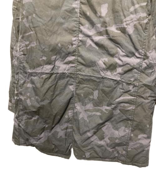AVIREX（アヴィレックス）AVIREX (アヴィレックス) ファー付中綿モッズコート ブラック×ネイビー サイズ:Lの古着・服飾アイテム