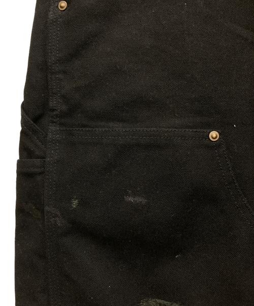 KAMIYA（カミヤ）KAMIYA (カミヤ) BORO Duck Painter Pants/ダブルニー ブラック サイズ:Sの古着・服飾アイテム