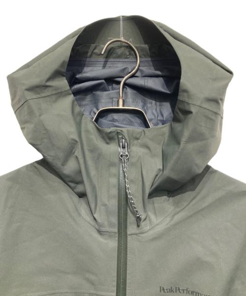 Peak Performance（ピーク・パフォーマンス）Peak Performance (ピーク・パフォーマンス) M treeline shell parka カーキ サイズ:Sの古着・服飾アイテム