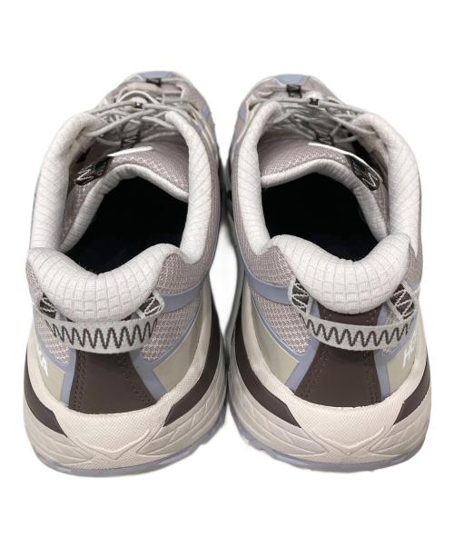 HOKAONEONE（ホカオネオネ）HOKAONEONE (ホカオネオネ) Mafate Three 2 Wordmark ベージュ サイズ:28の古着・服飾アイテム
