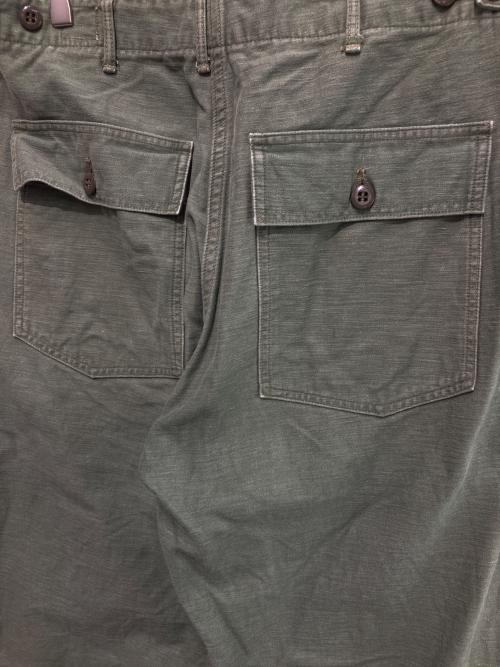 orSlow（オアスロウ）orSlow (オアスロウ) ファティーグパンツ グリーン サイズ:Mの古着・服飾アイテム