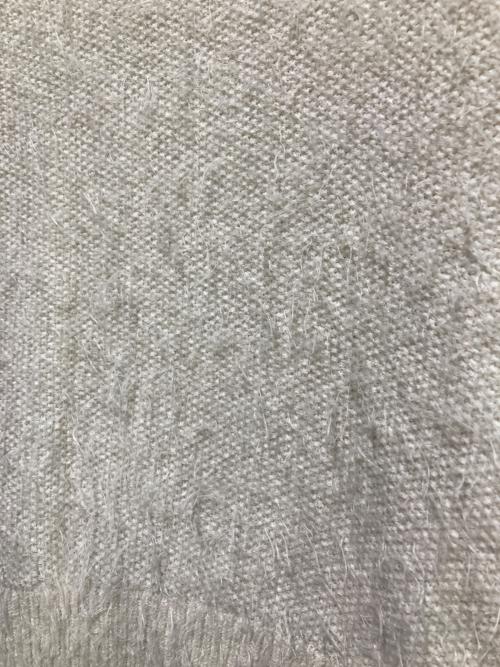 Noble（ノーブル）Noble (ノーブル) 26年 フェザーカノコスキッパーニット ホワイト サイズ:FREEの古着・服飾アイテム