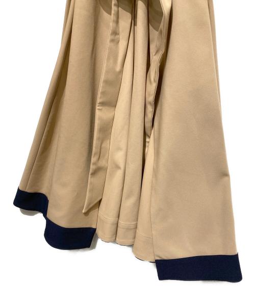 JENNE（ジェンヌ）JENNE (ジェンヌ) オードリーフレアトレンチコート ベージュ サイズ:Mの古着・服飾アイテム