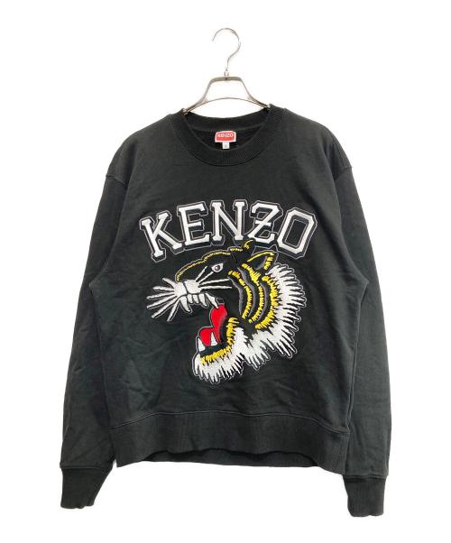 KENZO（ケンゾー）KENZO (ケンゾー) TIGER VARSITY REGULAR SWEAT ブラック サイズ:Sの古着・服飾アイテム