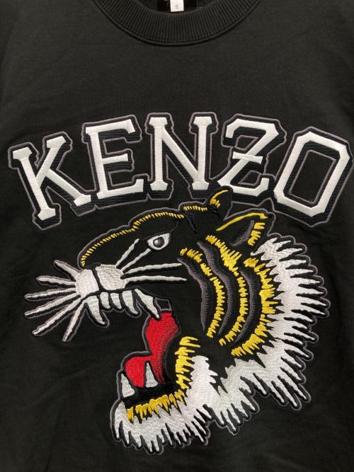 KENZO（ケンゾー）KENZO (ケンゾー) TIGER VARSITY REGULAR SWEAT ブラック サイズ:Sの古着・服飾アイテム