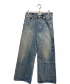 HERILL×MUSE de Deuxieme Classeヘリル×ミューズ ドゥーズィエム クラス）の古着「HL Denim Wideパンツ」｜インディゴ