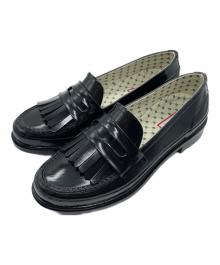 HUNTER×Ameri（ハンター×アメリ）の古着「GLOSS TASSEL PENNY LOAFER」｜ブラック