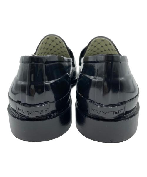 HUNTER（ハンター）HUNTER (ハンター) AMERI (アメリ) GLOSS TASSEL PENNY LOAFER ブラック サイズ:Mの古着・服飾アイテム