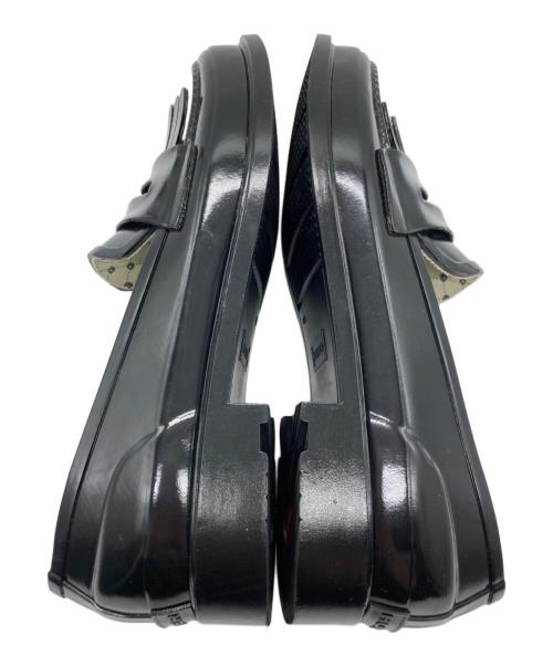 HUNTER（ハンター）HUNTER (ハンター) AMERI (アメリ) GLOSS TASSEL PENNY LOAFER ブラック サイズ:Mの古着・服飾アイテム