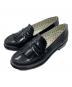 HUNTER（ハンター）の古着「GLOSS TASSEL PENNY LOAFER」｜ブラック