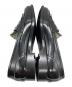 中古・古着 HUNTER (ハンター) AMERI (アメリ) GLOSS TASSEL PENNY LOAFER ブラック サイズ:M：17000円
