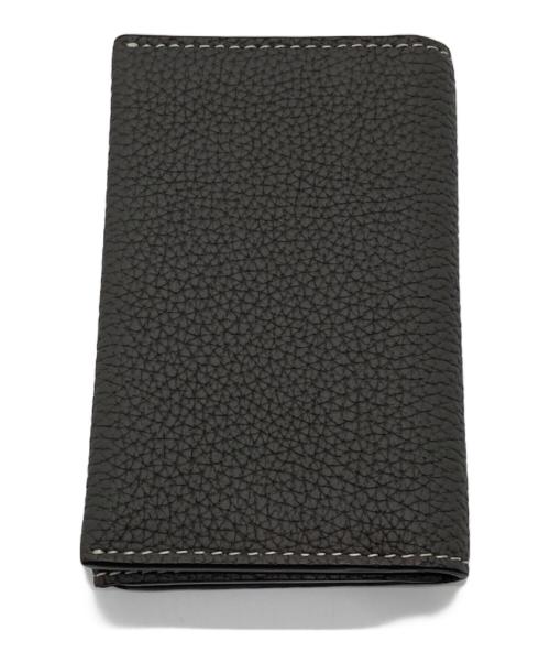 bonaventura（ボナベンチュラ）bonaventura (ボナベンチュラ) シュリンプレザー 名刺入れ グレーの古着・服飾アイテム