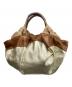 LOEWE (ロエベ) ナッパアレイハンドバッグ ベージュ×ブラウン：35000円
