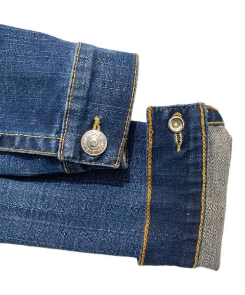 TRUE RELIGION（トゥルー レリジョン）TRUE RELIGION (トゥルー レリジョン) EMILY WESTARN デニムジャケット スカイブルー サイズ:Mの古着・服飾アイテム