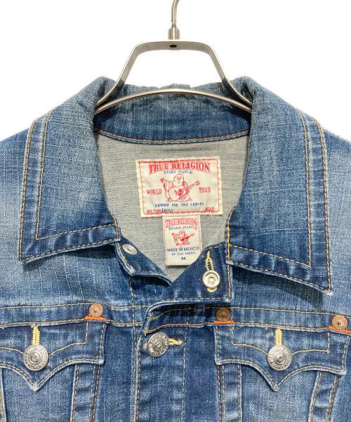 TRUE RELIGION（トゥルー レリジョン）TRUE RELIGION (トゥルー レリジョン) EMILY WESTARN デニムジャケット スカイブルー サイズ:Mの古着・服飾アイテム