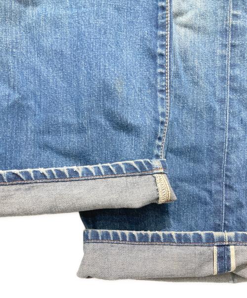 LEE（リー）LEE (リー) シンチバック ヘアオンハイド ワイドデニム インディゴ サイズ:W31の古着・服飾アイテム