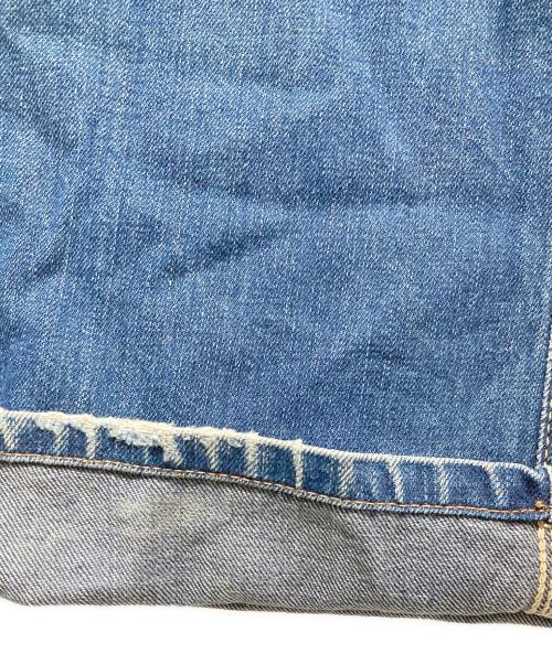 LEE（リー）LEE (リー) シンチバック ヘアオンハイド ワイドデニム インディゴ サイズ:W31の古着・服飾アイテム