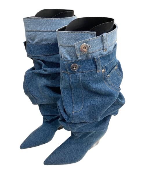 YELLO（イエロ）YELLO (イエロ) BLUE JEAN  LONG BOOTS インディゴ サイズ:Lの古着・服飾アイテム