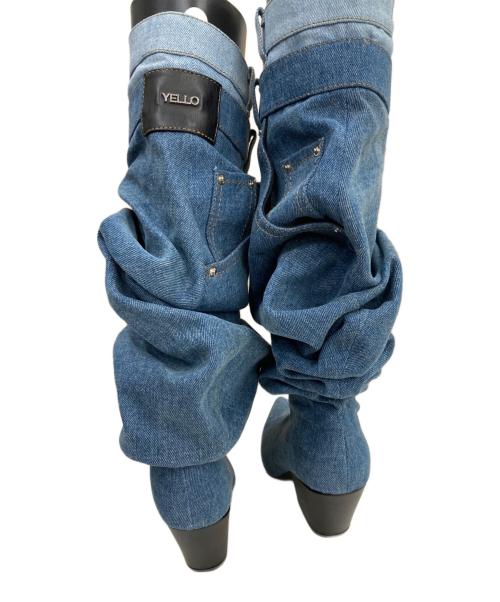 YELLO（イエロ）YELLO (イエロ) BLUE JEAN  LONG BOOTS インディゴ サイズ:Lの古着・服飾アイテム
