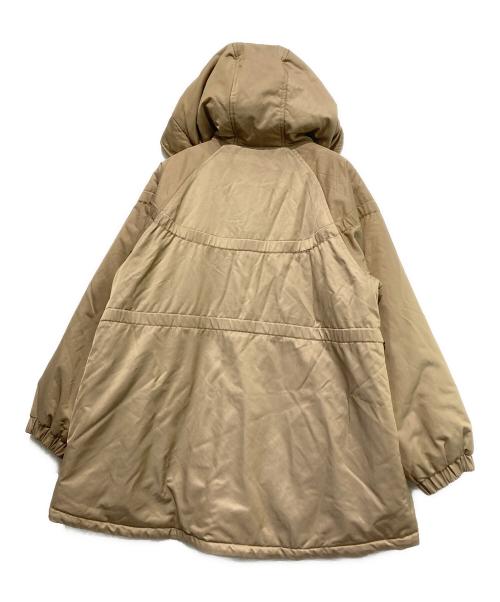 miss edi collection（ミス エディ コレクション）miss edi collection (ミス エディ コレクション) フード付き中綿コート ブラウン サイズ:40の古着・服飾アイテム