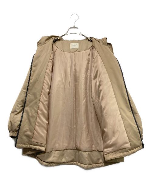 miss edi collection（ミス エディ コレクション）miss edi collection (ミス エディ コレクション) フード付き中綿コート ブラウン サイズ:40の古着・服飾アイテム