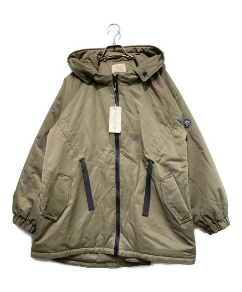 miss edi collection（ミス エディ コレクション）miss edi collection (ミス エディ コレクション) フード付き中綿コート カーキ サイズ:40の古着・服飾アイテム