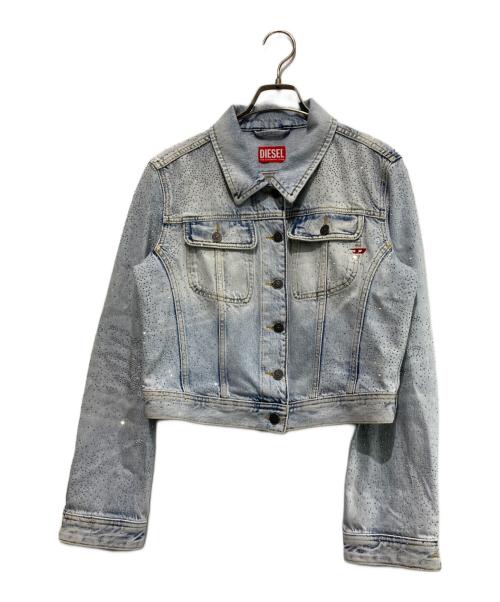 DIESEL（ディーゼル）DIESEL (ディーゼル) DE-SLIMMY-S デニムジャケット スカイブルー サイズ:Lの古着・服飾アイテム