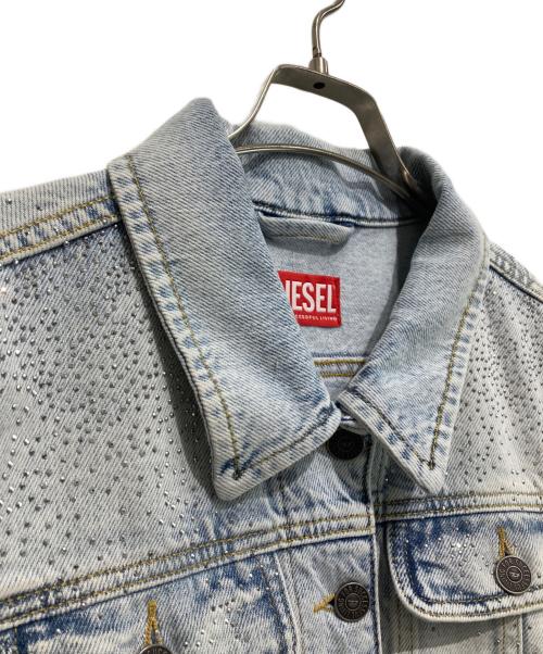 DIESEL（ディーゼル）DIESEL (ディーゼル) DE-SLIMMY-S デニムジャケット スカイブルー サイズ:Lの古着・服飾アイテム