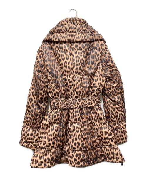 伊太利屋（イタリヤ）伊太利屋 (イタリヤ) レオパードダウンコート ベージュ サイズ:11の古着・服飾アイテム