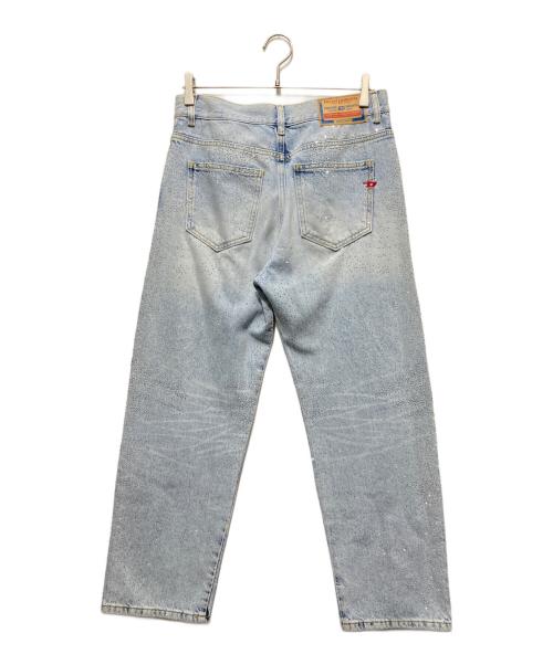 DIESEL（ディーゼル）DIESEL (ディーゼル) 2016 D-AIR ラインストーン デニムパンツ スカイブルー サイズ:W27の古着・服飾アイテム