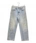 DIESEL（ディーゼル）の古着「2016 D-AIR ラインストーン デニムパンツ」｜スカイブルー