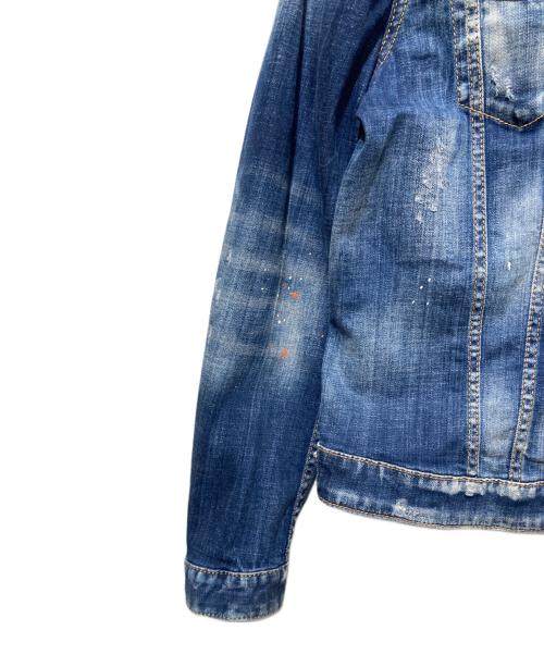 DSQUARED2（ディースクエアード）DSQUARED2 (ディースクエアード) Dan Jean Jacket インディゴ サイズ:44の古着・服飾アイテム